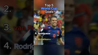 top five world cup goal ever 😁⚽❤️🙏 [upl. by Lahey969]