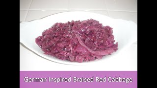 German Inspired Braised Red Cabbage Recipe  How to Make [upl. by Dyrraj]