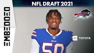 Bills Embedded 2021 Finalizing the NFL Draft Picks of Greg Rousseau Boogie Basham amp More [upl. by Nawtna236]