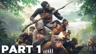 ANCESTORS THE HUMANKIND ODYSSEY Walkthrough Gameplay Part 1  INTRO FULL GAME [upl. by Enyrb]