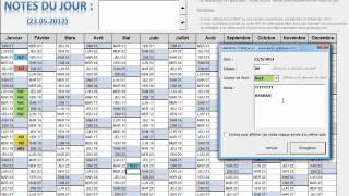 EXCEL Calendrier gratuit à télécharger [upl. by Hansiain]