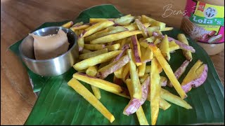 Sweet potato fries easy to make  sweet potato snacks [upl. by Amaryllis]