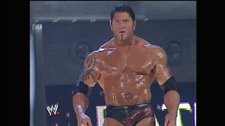 Batista Vs Shelton Benjamin  RAW Jun 07 2004 [upl. by Norehs]