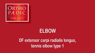 Transverse friction massage tennis elbow type 1 [upl. by Liggett]