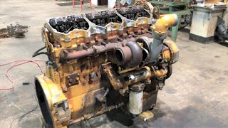 Bringing a Caterpillar 3406E 146 Liter Diesel Engine Back to Life [upl. by Anwahsit830]