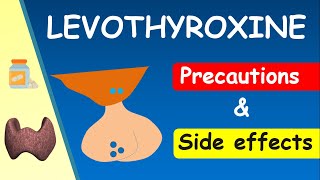 Levothyroxine  Mechanism side effects precaution amp uses [upl. by Nemraciram]