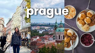 PRAGUE Travel Vlog  Best Czech Food Prices Travel Tips [upl. by Joacima]