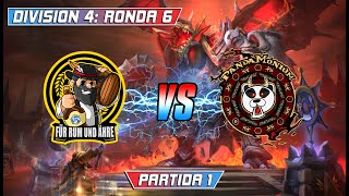 Heroes Lounge Ronda 6 Div 4 Für Rum und Ähre VS Pandamonium Parte 1 [upl. by Jarrod]