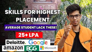 Must have SKILLS for commerce students for highest placement Top High paying skills DU  SRCC [upl. by Adiari]