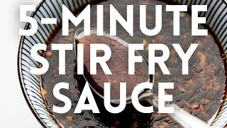 5Minute Stir Fry Sauce [upl. by Arehahs6]