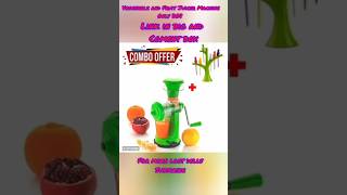 Vegetable and Fruit Juicer Machine for Home with Steel HandlePack of 1 lootdells [upl. by Winther]