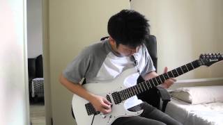 Dream Theater  Octavarium Guitar solo cover Razors Edge [upl. by Naor]