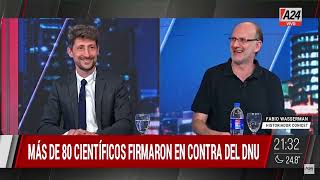 Fabio Wasserman sobre el Conicet en EquipoDeNoticias 1712024 [upl. by Yesor]