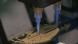 3D printer steak Vegan substitute for meat [upl. by Lohman]