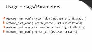 CWCM ControlM 9000 Rehost Procedures including DR using restorehostconfig [upl. by Efar662]