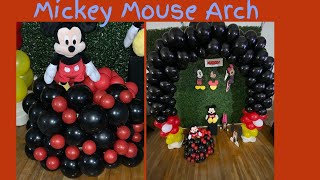 How to MICKEY MOUSE BALLOON ARCH [upl. by Neona]