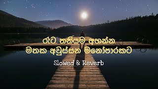 එක දිගට අහන්න මනෝපාරකට සුපිරි සින්දු Slowed amp Reverb  sinhala slowed amp Reverb  new song slowed [upl. by Attiuqaj]