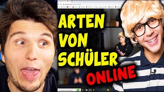 Paluten REAGIERT auf Arten von Schülern im OnlineUnterricht [upl. by Lehcsreh]