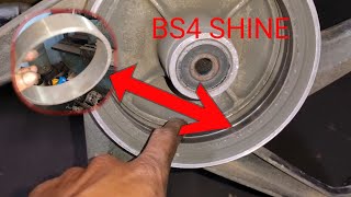 HONDA Shine BS4 Back Wheel Gets a NEW Drum Sleeve dadurd6415 [upl. by Amer240]