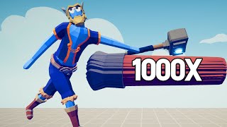 1000x CROSSBOW vs EVERY UNIT  TABS Totally Accurate Battle Simulator [upl. by Mita]