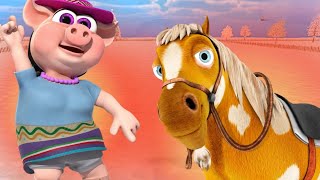 La Vaca Lola Remix 🐄 y El Pollito Amarillo  La Granja de Zenón  Canciones Infantiles [upl. by Noyar]