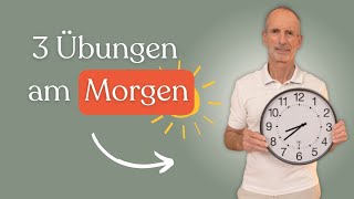 3 effektive Übungen für JEDEN Morgen [upl. by Assert369]