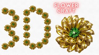 Handmade Best Holiday Crafts🌲DIY Flower 🌲Christmas Ornaments Making diy crafts flowers [upl. by Dow679]