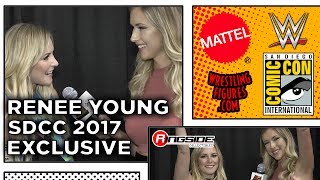 RENEE YOUNG  WWE Interview at San Diego Comic Con SDCC 2017 [upl. by Duffie635]