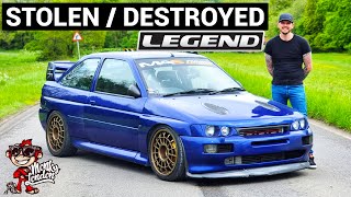 RALLY CAR VS THE STREETS RWD SEQUENTIAL 520HP ESCORT RS COSWORTH REVIEW [upl. by Sitelc]