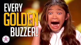 ALL Golden Buzzers on AGT Champions EVER [upl. by Pappas]