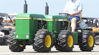 Different Tandem Tractors at Half Century of Progress 2023  Special Built [upl. by Ryon108]