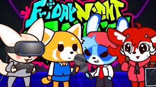 FNF FRIDAY NIGHT FUNKIN VS AGGRESIVE FUNKIN DEMO FNFMODSHARD aggretsuko retsuko [upl. by Eugene]