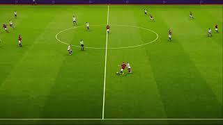 Man United vs West Ham Gameplay Efootball Pes 21 GamePlay Part9 [upl. by Acisseg]