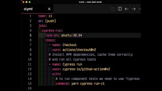 Setup GitHub Actions To Run Cypress Component Tests [upl. by Dario]