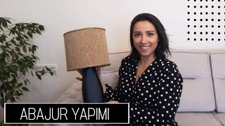 YUMUŞATICI ŞİŞESİNDEN ABAJUR YAPIMI  Geri Dönüşüm  Recycle  Kendin Yap [upl. by Hcaz809]