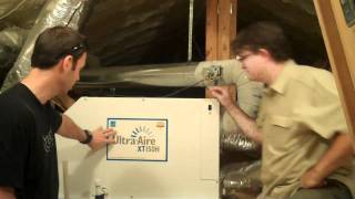 Dehumidification with an Ultra Aire XT150H [upl. by Anilet]