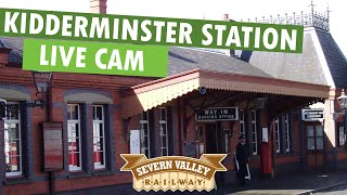 LIVE CAM  Kidderminster Station Concourse Camera on the Severn Valley Railway [upl. by Smeaj103]