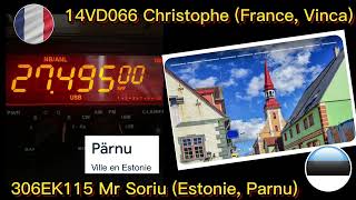 Estonie Parnu 14VD066 Christophe amp 306EK115 Soriu [upl. by Airetas]