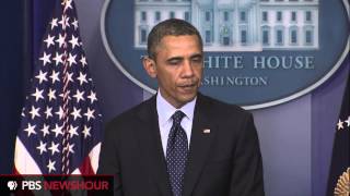 President Obama Addresses the Boston Marathon Explosions [upl. by Sollie]