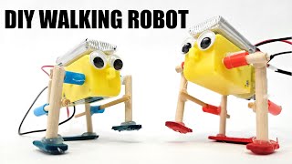 Build a Walking Robot with a Single Motor  Science Project [upl. by Etessil]