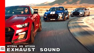 Mustang Shelby GT500 vs GT350 Exhaust Sound [upl. by Fabi]