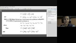 Vibrations of linear triatomic molecule [upl. by Pahl653]