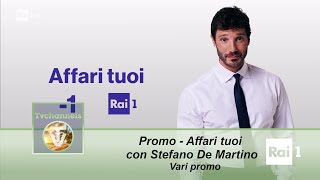 Promo  Affari tuoi nuova stagione con Stefano de Martino  Rai 1 HD [upl. by Frodi]