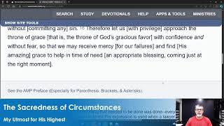 The Sacredness of Circumstances [upl. by Tuck]