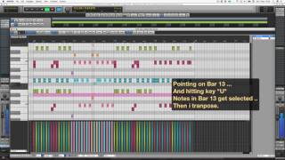 Reaper DAW Selecting all Notes in a Bar [upl. by Faxun]