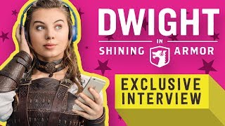 CAITLIN CARMICHAEL  Dwight In Shining Armor Interview [upl. by Adnorhs]