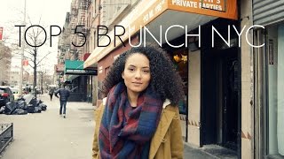 TOP 5 BRUNCH RESTAURANTS IN NYC [upl. by Burns]