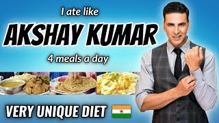 I Tried quot AKSHAY KUMAR quot Diet plan for a day  🇮🇳 [upl. by Radborne]