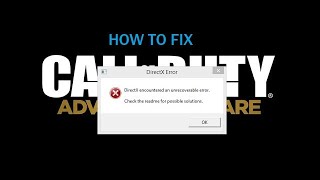 Solved DirectX Encountered an Unrecoverable Error Issue 2024 [upl. by Esil164]