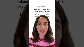 Baby Names Literally Baby Name Trends 2025 babynames [upl. by Riobard]